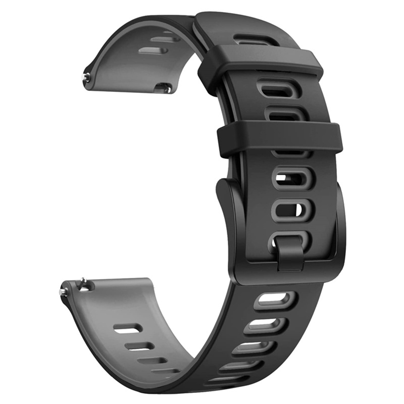 腕時計ベルト 二層構造スポーツ仕様穴開きラバーベルト