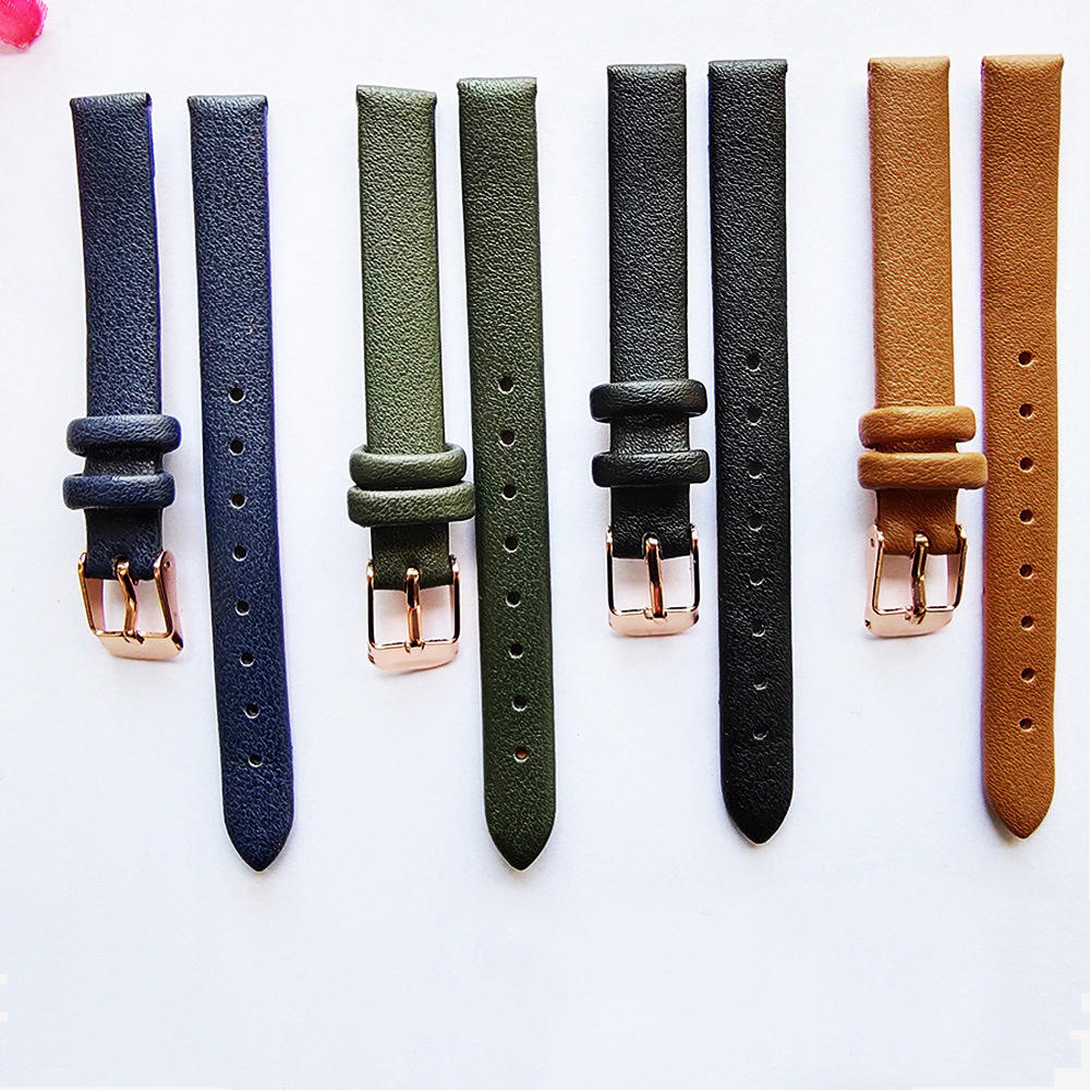 腕時計ベルト 上質本革シュリンクレザー腕時計替えベルト