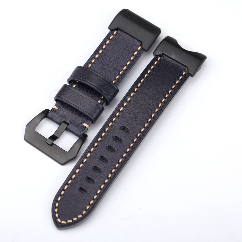 腕時計ベルト 本格派手縫いステッチ天然牛革時計替えベルト
