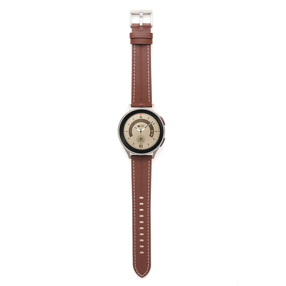 本革ステッチデザイン腕時計ベルト