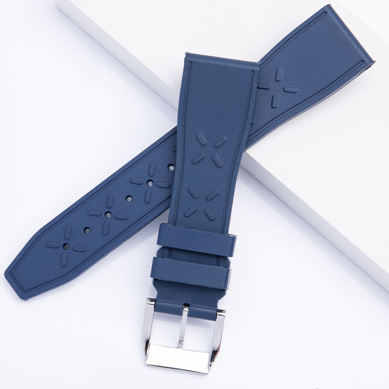 腕時計ベルト幾何学模様デザイン防水ラバー