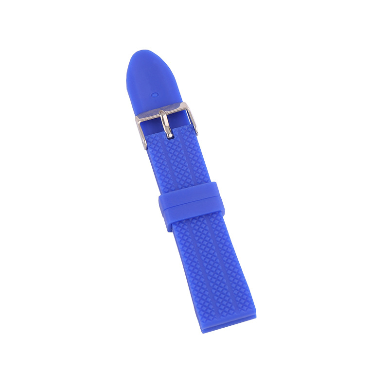 型押しテクスチャー加工ラバー腕時計ベルト 