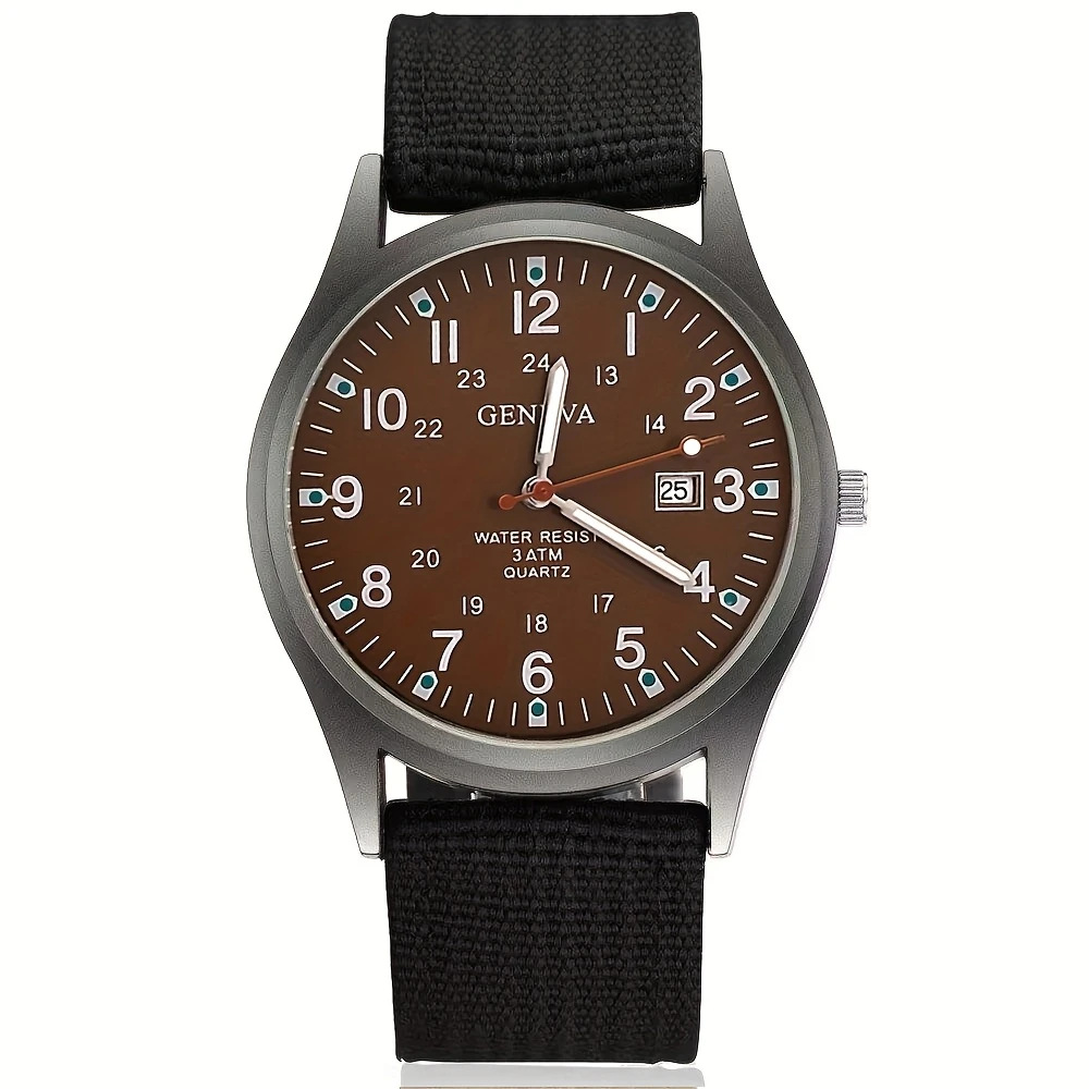 腕時計ベルト ミリタリー調ナイロン編み込み式交換ベルト