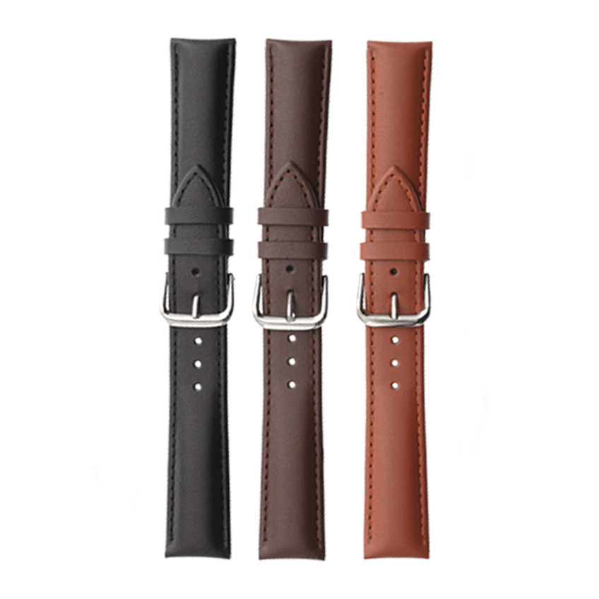 本革仕様シンプルステッチ腕時計ベルト