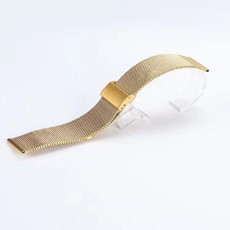 腕時計ベルト メタル網目編みベルト