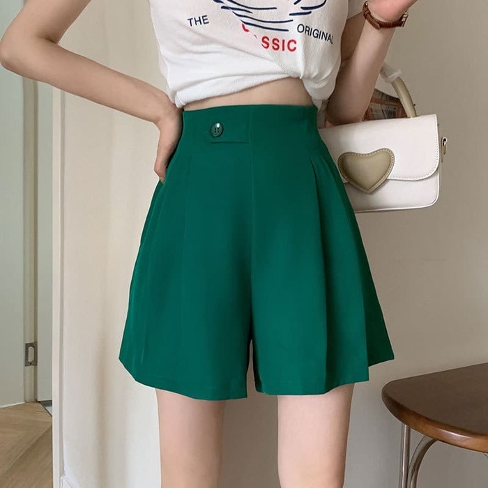 骨格ウェーブ服カラーショートパンツ