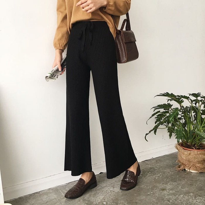 骨格ウェーブ服 ニットパンツ