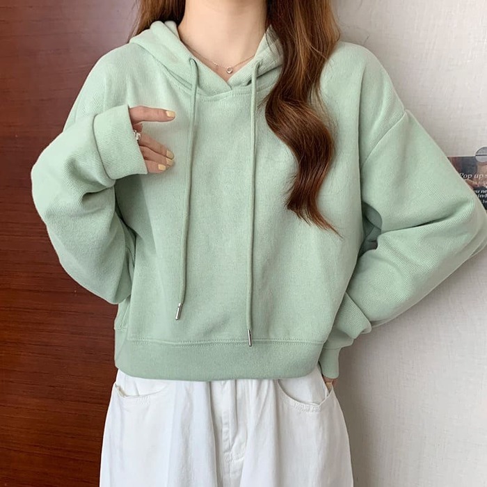 骨格ウェーブ服フード付きプルオーバーパーカートップス