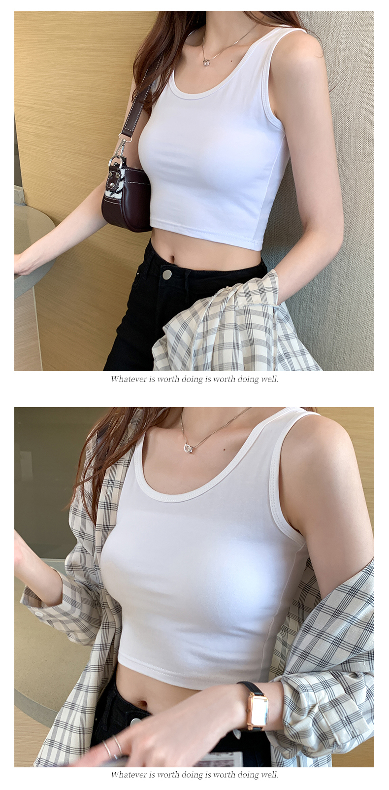 白コーデ 白コーデ なめらか美肌キャミソールシャツ