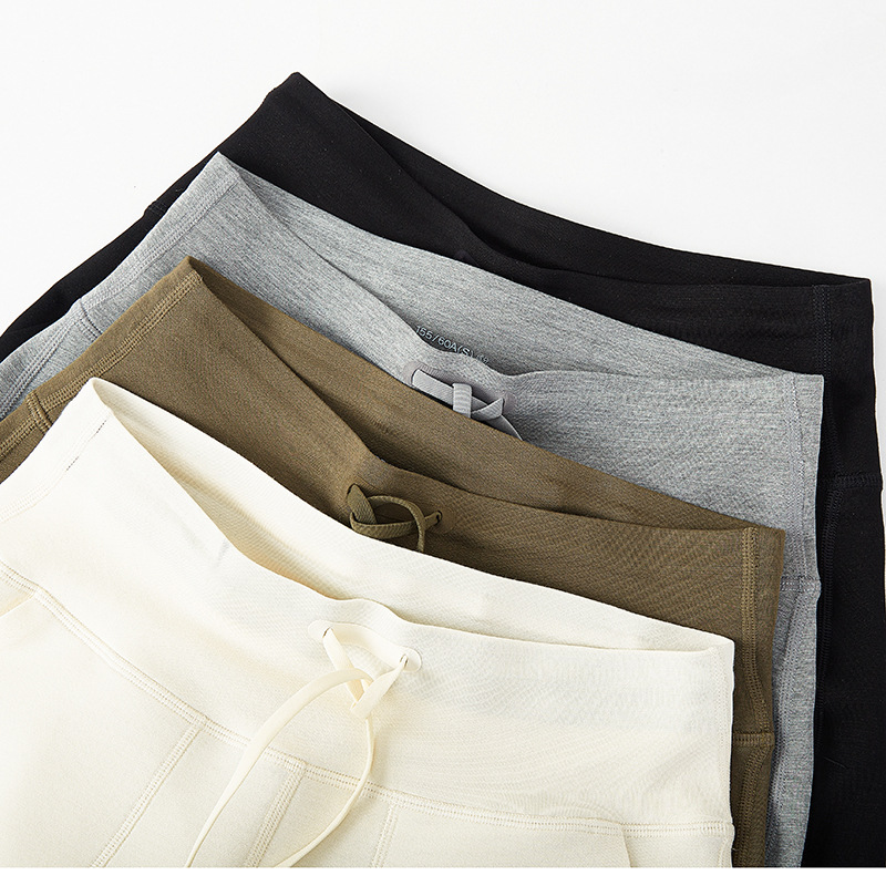 レディースワイドパンツ 裏起毛あったかストレートワイドスウェットパンツ