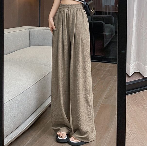 レディースワイドパンツ 風になびく シルエットパンツ