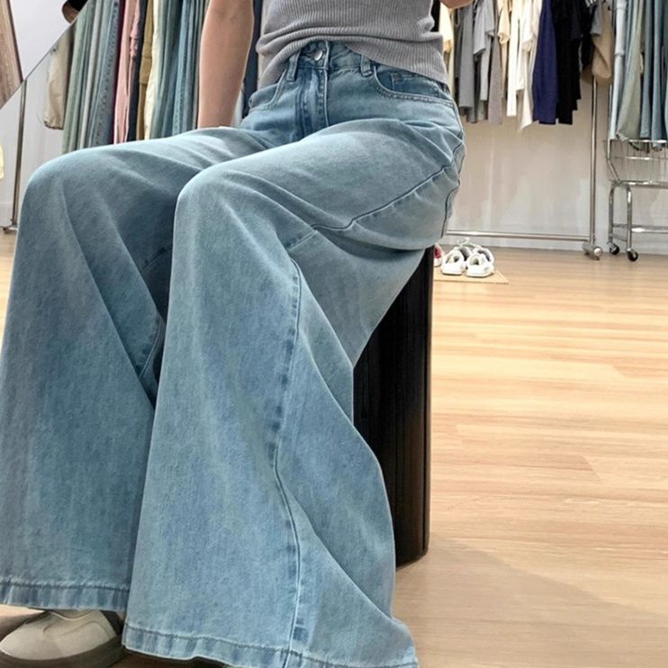 レディースワイドパンツ マキシデニム