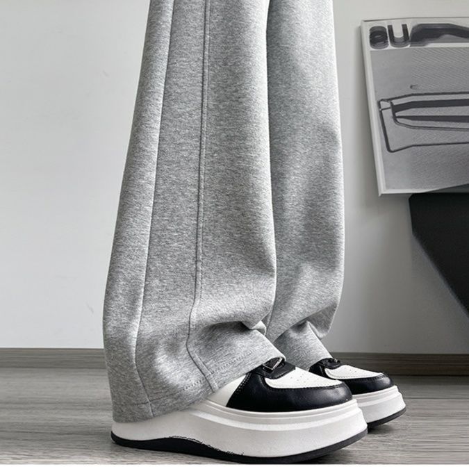 レディースワイドパンツ ゆったりくつろぎハイウエストパンツ