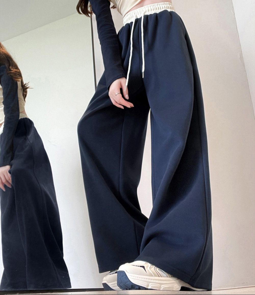 レディースワイドパンツ スウェットワイドパンツ レディース ハイウエスト