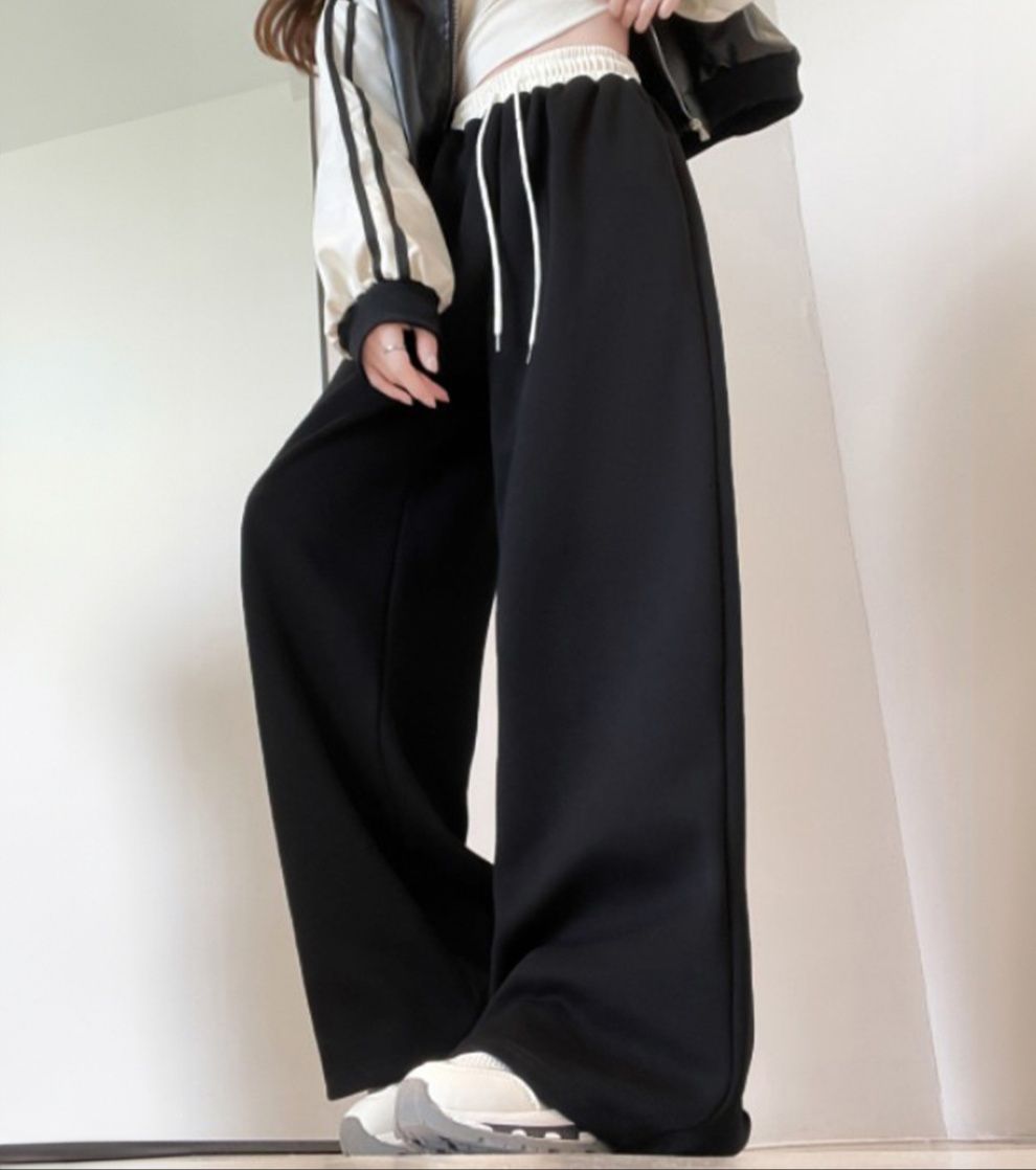 レディースワイドパンツ スウェットワイドパンツ レディース ハイウエスト
