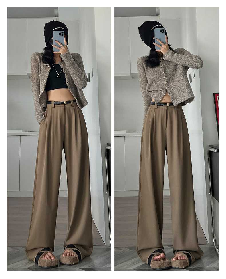 脚長効果で大人きれい！ブラウンのレディースワイドパンツおすすめ5選