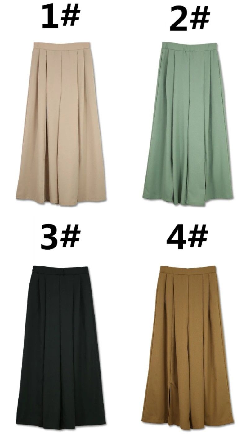 レディースワイドパンツ 美脚スカーチョ 体型カバー ワイドパンツ レディース着回し