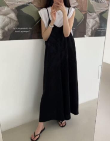 レディースワイドパンツ 女性用サロペットワイドパンツ オーバーオール風ボトムス