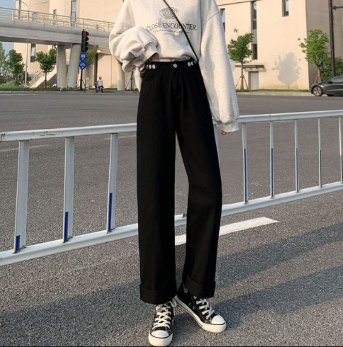 レディースワイドパンツ 2025新作 レディース ハイウエスト デニム ワイドパンツ ゆったり