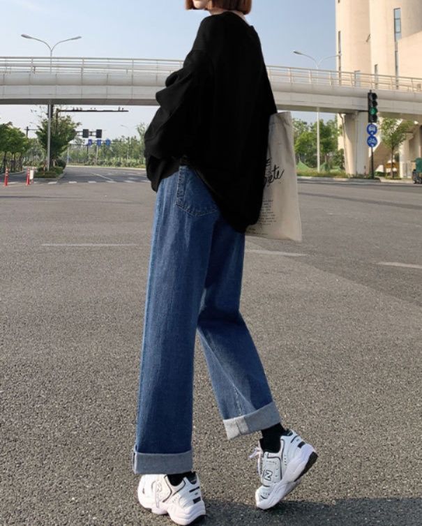 レディースワイドパンツ 2025新作 レディース ハイウエスト デニム ワイドパンツ ゆったり