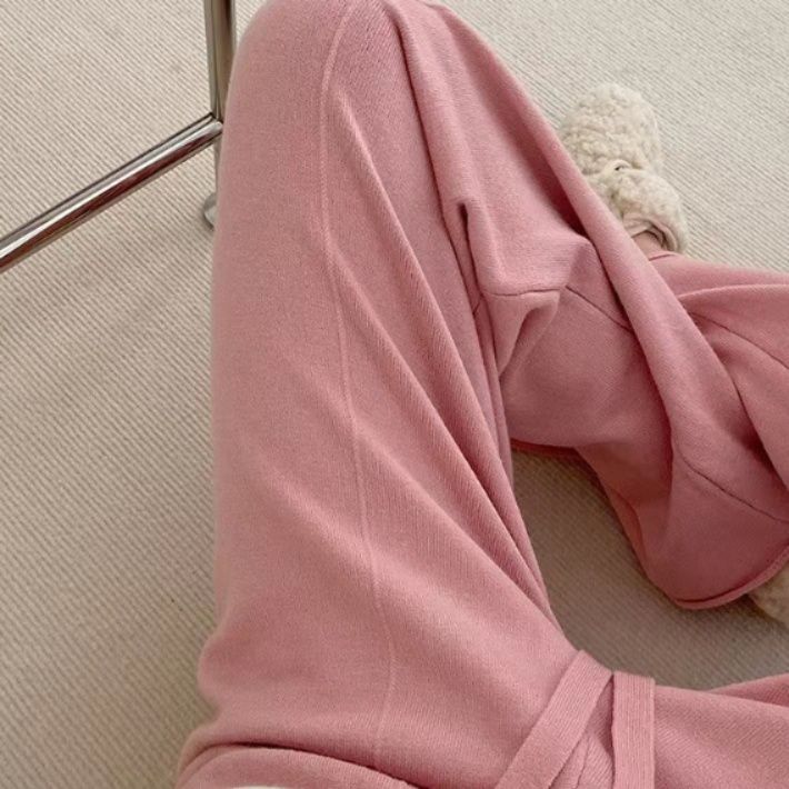 レディースワイドパンツ 韓国風ゆったりガウチョパンツ レディース ワイドパンツ