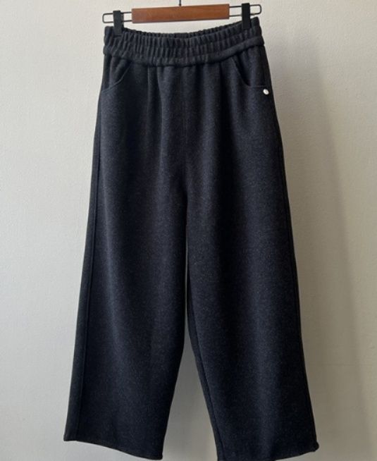 レディースワイドパンツ 秋冬新作 スウェット ワイドパンツ 女性用 ゆったりカジュアル
