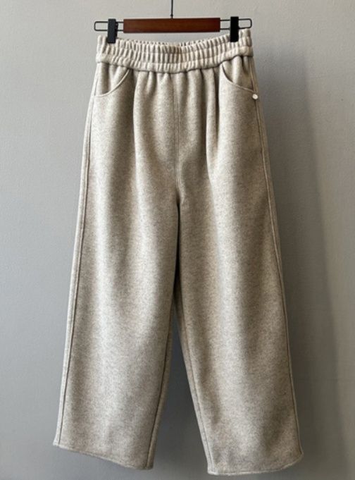 レディースワイドパンツ 秋冬新作 スウェット ワイドパンツ 女性用 ゆったりカジュアル