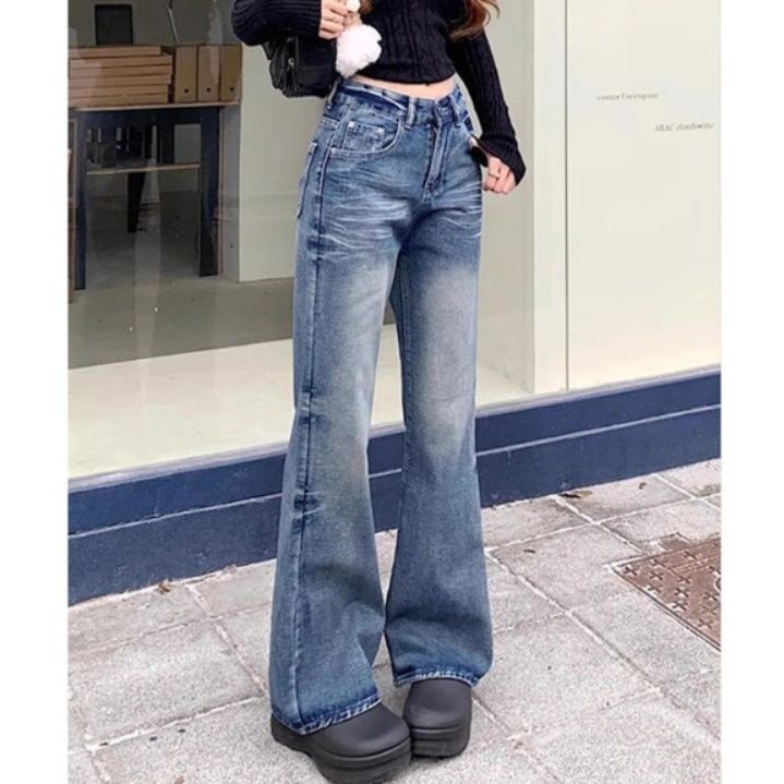 レディースワイドパンツ レディース デニム ワイドパンツ 着痩せ効果 ロング丈