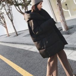 レディースワイドパンツ 冬用厚手ニットワイドパンツ ゆったりウエストゴム その他