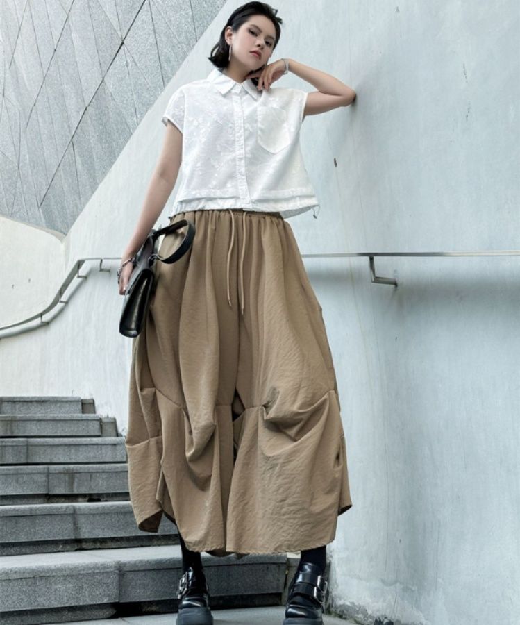 レディースワイドパンツ 2025新作 ハイウエスト美脚見せワイドパンツ ゆったり大人カジュアル