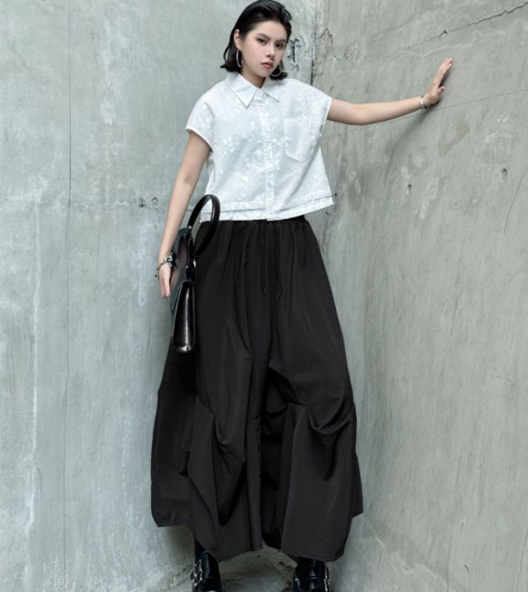 レディースワイドパンツ 2025新作 ハイウエスト美脚見せワイドパンツ ゆったり大人カジュアル