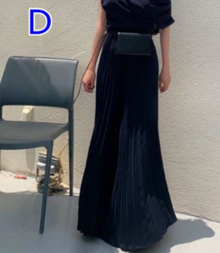 レディースワイドパンツ 女性用プリーツワイドパンツ ベージュ ロング丈スカートパンツ