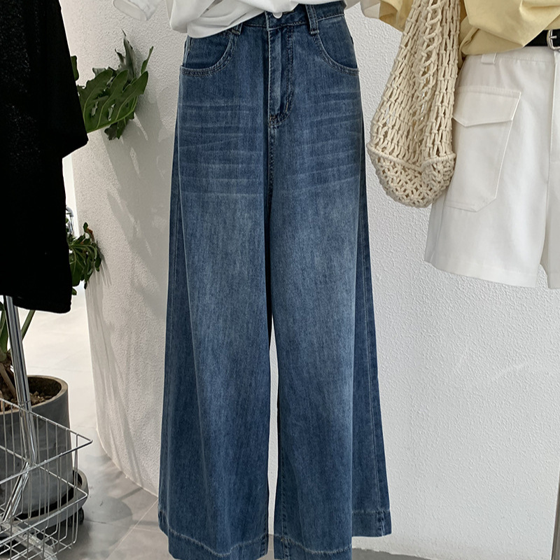 レディースワイドパンツ 九月新作 レディース デニム ワイドパンツ ゆったり