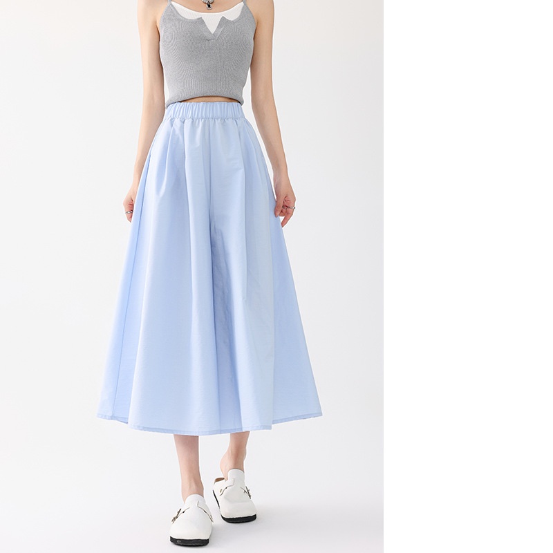 レディースワイドパンツ レディース涼感ガウチョパンツ ワイドロング