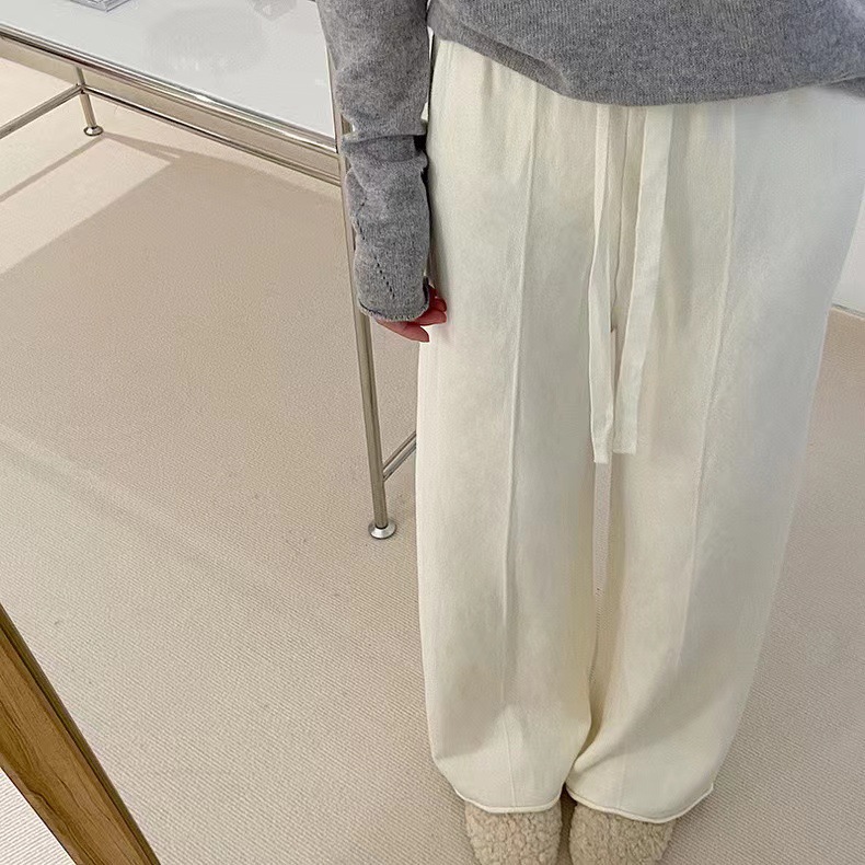 レディースワイドパンツ 韓国風ゆったりガウチョパンツ レディース ワイドパンツ