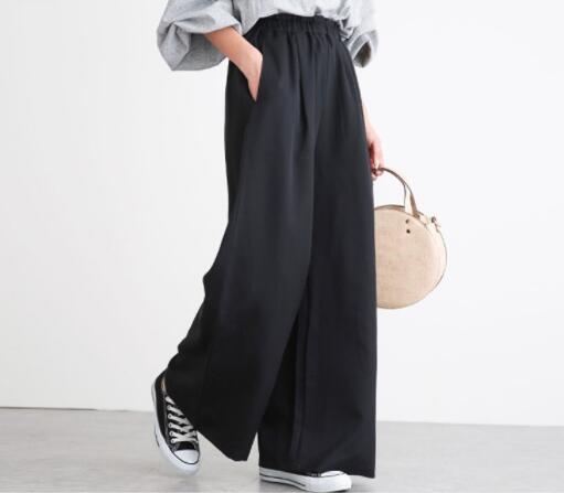 レディースワイドパンツ ハイウエストワイドパンツ レディース通勤カジュアル