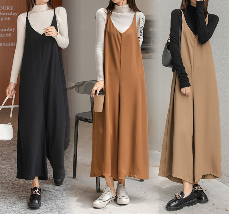 レディースワイドパンツ 大人女子向けワイドパンツ型着回し抜群万能服