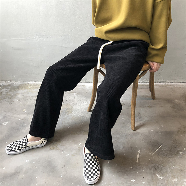 レディースワイドパンツ 伸縮ウエスト機能的ワイドパンツ その他カジュアルボトムス