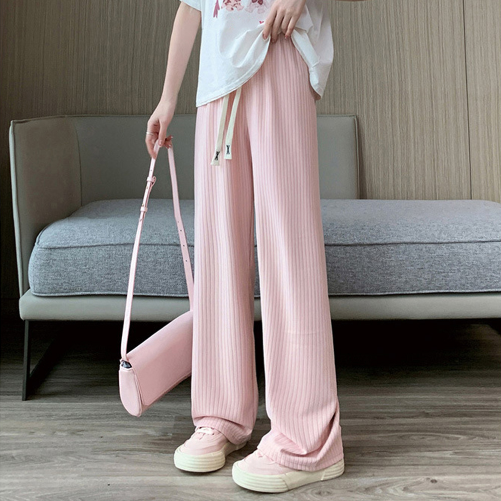 レディースワイドパンツ ハイウエストプリーツワイドパンツ 美脚効果