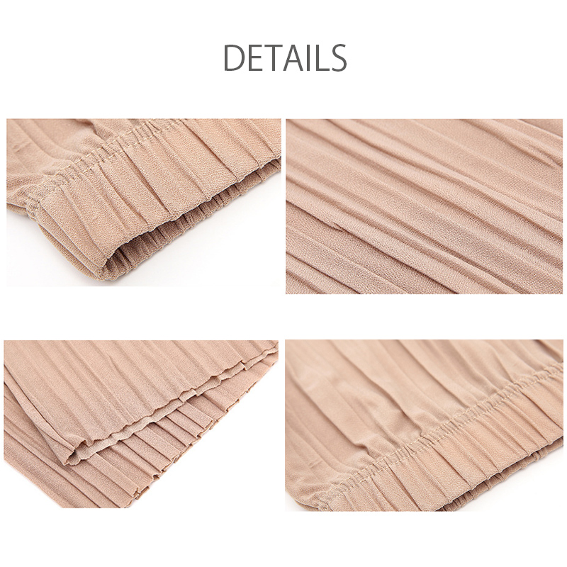 レディースワイドパンツ プリーツガウチョパンツ 体型カバー ワイドパンツ