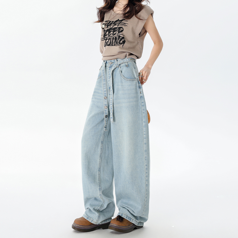デニムワイドパンツ