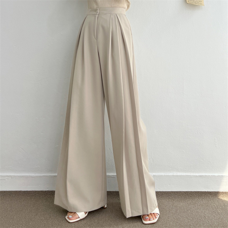レディースワイドパンツ 美脚効果抜群 ハイウエストワイドパンツ 大人の上品スタイル