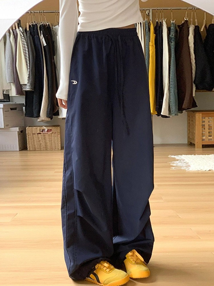 レディースワイドパンツ すっきり履ける楽ちんワイドチノパンツ