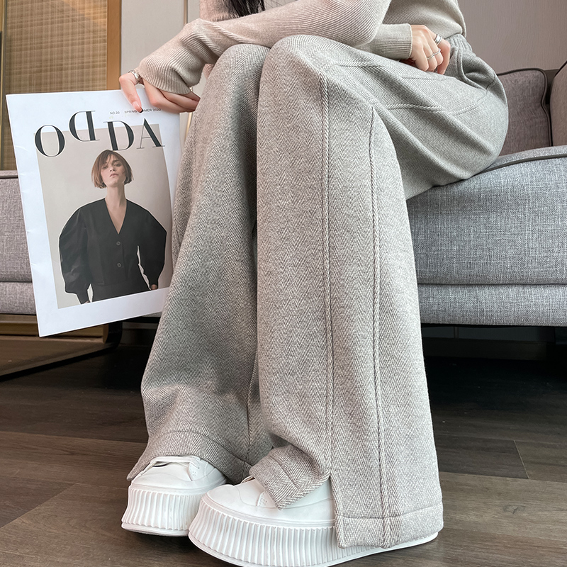 レディースワイドパンツ あったか楽ちんルームパンツ