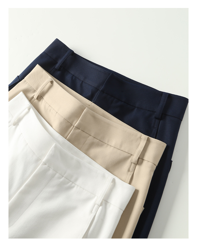 レディースワイドパンツ すっきり美脚チノワイドパンツ