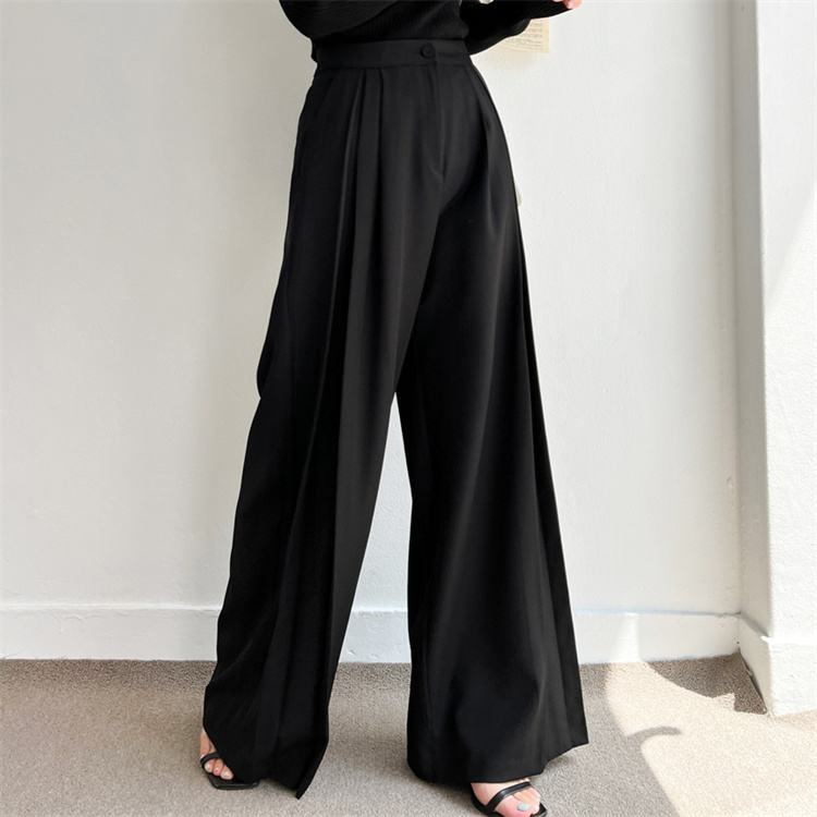 レディースワイドパンツ 美脚効果抜群 ハイウエストワイドパンツ 大人の上品スタイル