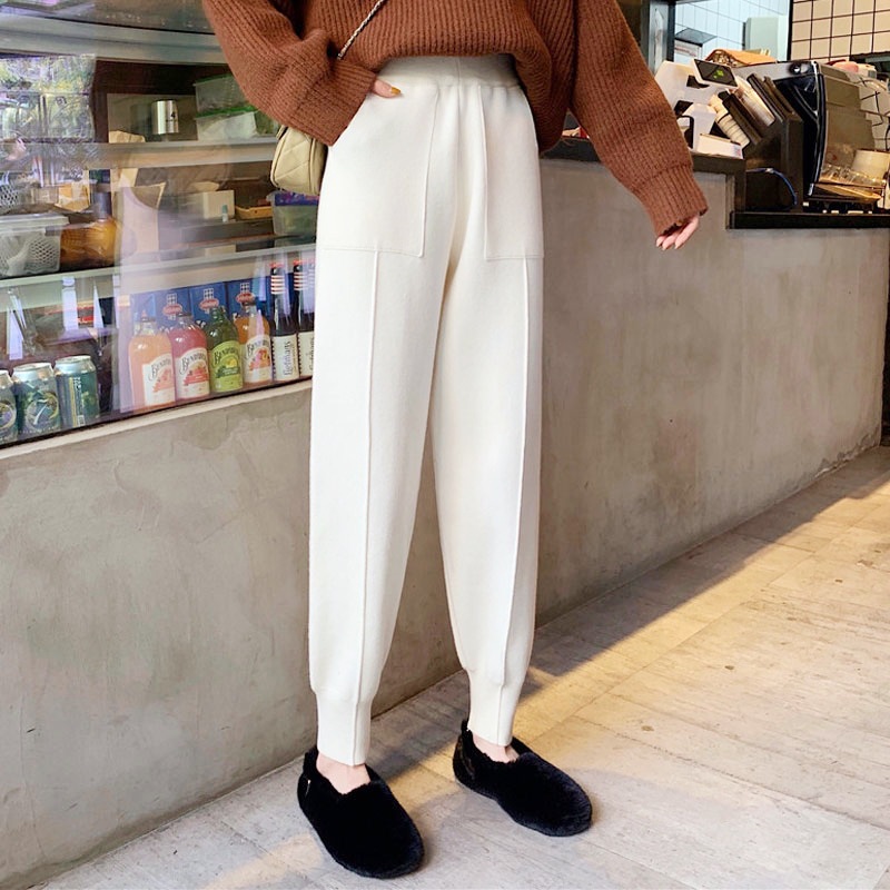 レディースワイドパンツ マシュマロあったかウエストすっきりパンツ