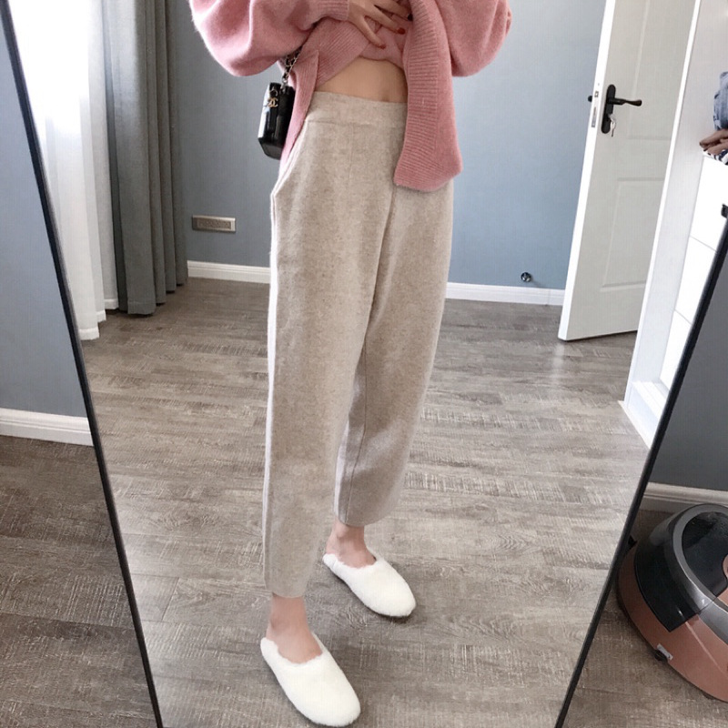 レディースワイドパンツ 大人のゆとりテーパードパンツ