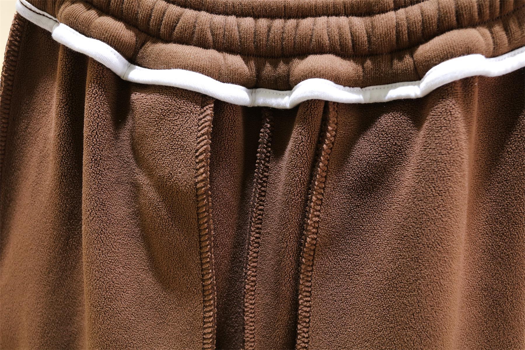 レディースワイドパンツ あったか心地よい裏起毛リラックスパンツ