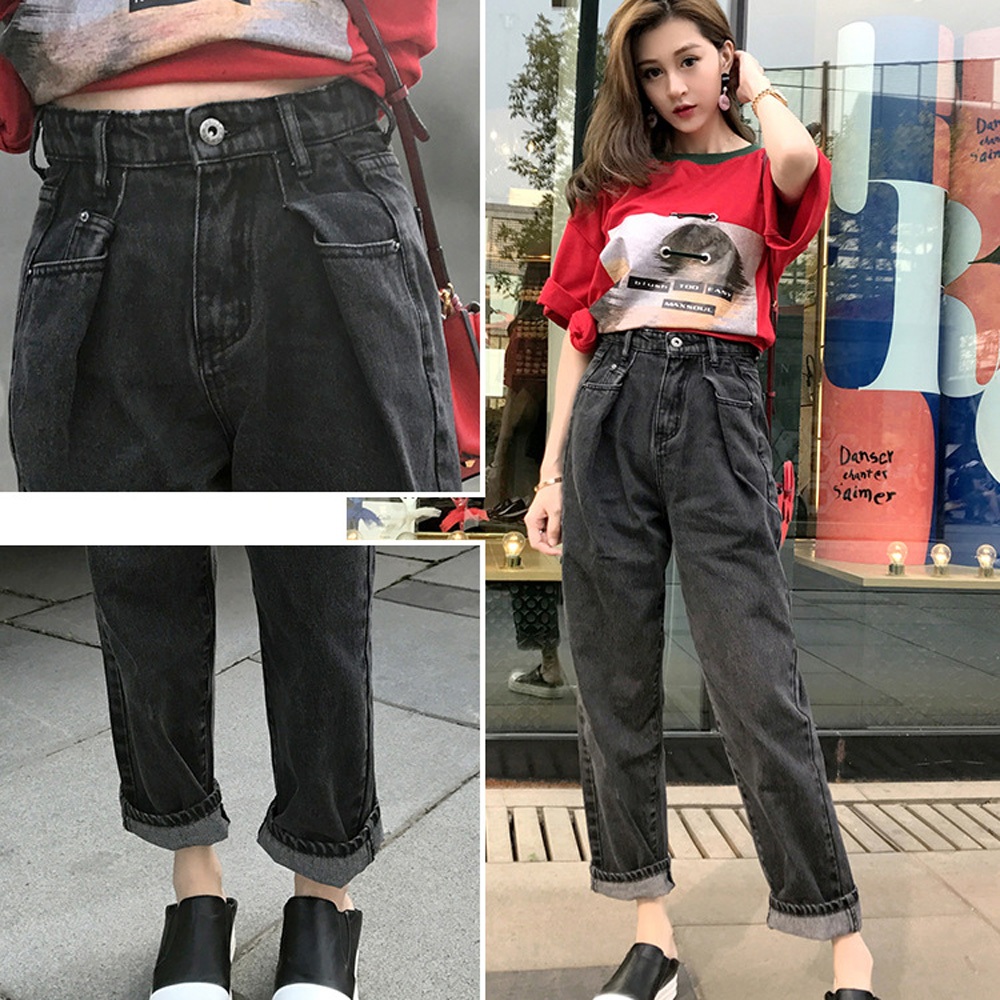 レディースワイドパンツ 美脚効果 ハイウエストデニムワイドパンツ